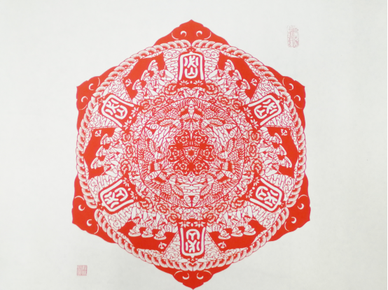 保密宣传教育作品选登(剪纸,篆刻)_保密文化_汕头市保密局